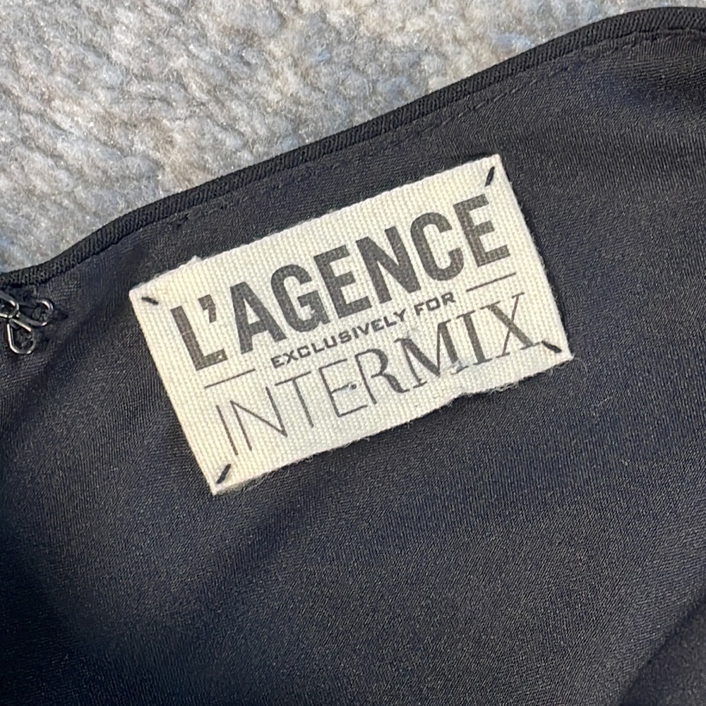L’Agence For Intermix Black Sleeveless Sequin Mesh Sparkle Sheath Dress LBD - Picture 9 of 10